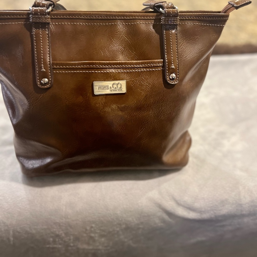 Brown Leather Tote Bag